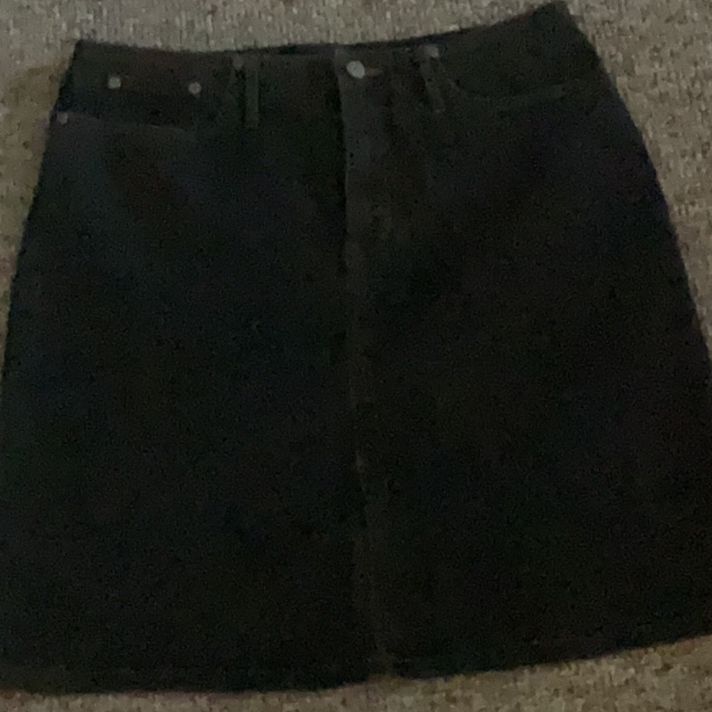 Denim Pencil Skirt w/ Stretch